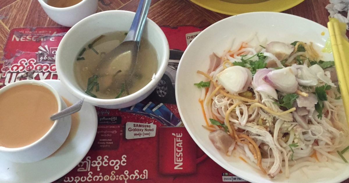 ヤンゴンの食事情